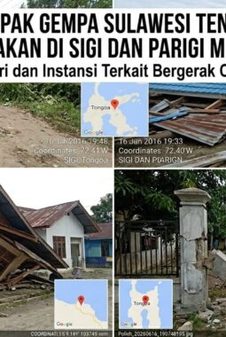 Gempa M 6,7 Guncang Sigi, Kapolres Sigi Kerahkan Personel Bantu Penanganan Darurat